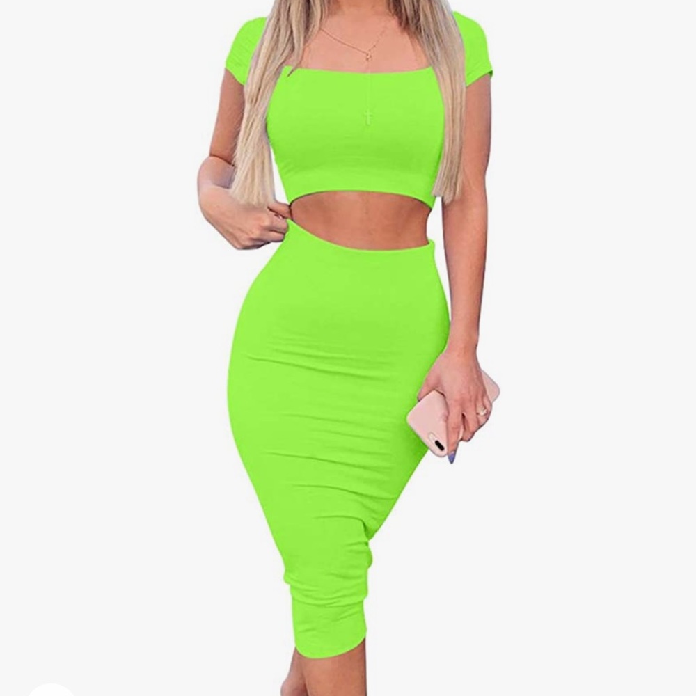 Amazon two piece skirt set